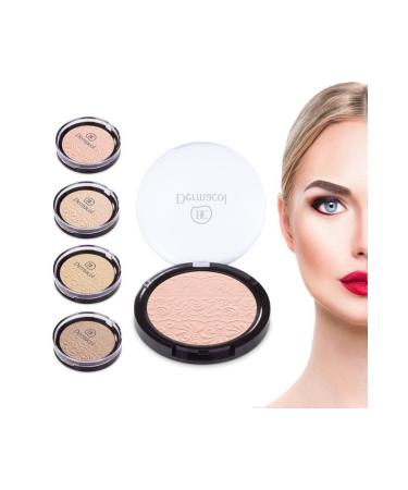 Dermacol DUO Blusher Powder-Double Blush Mattifying-Silky Smooth Permanent Natural Velvety Blush-No1