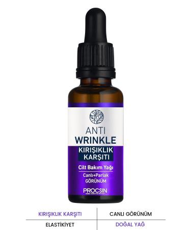 PROCSIN Anti-Wrinkle and Anti-Fine Line Skin Care Oil 20 ml