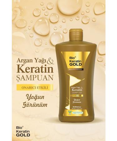 Bio Keratin Gold Argan Oil & Keratin Repair Sulfate-Free Shampoo 700 ml