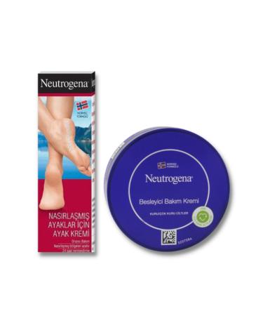 Neutrogena Norwegian Formula Foot Cream for Calloused Feet 50 Ml + Norwegian Formula Nourishing Care Cream 200