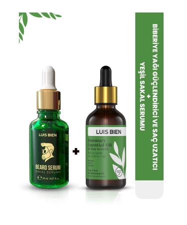Luis Bien ROSEMARY OIL & BEARD SERUM - ILLUMINATING-SHINING HAIR & BEARD CARE SET DEMBA5042