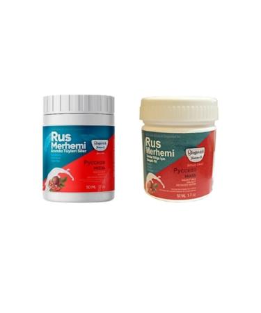 Russian Ointment Genital Area Cream 50 ml and Hair Removal Reducer 50 ml Cream Ointment Set