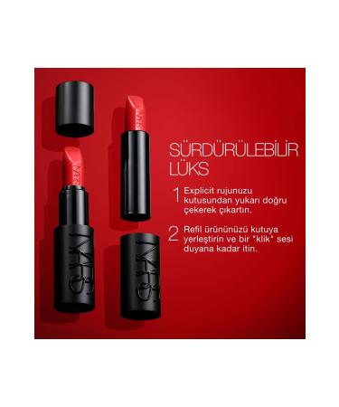 Nars Explicit Lipstick Refill Comfortable Satin Finish Lipstick - Refill 3.8 gr - Buy Online on GoSupps.com