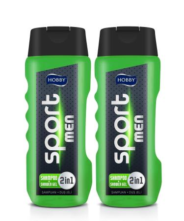Hobby Men 2in1 Sport Shower Gel Shampoo 400 Mlx2