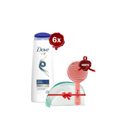 Dove Hair Care Shampoo Intensive Repair 350 Ml X 6 Pro Hair and Bag Gift