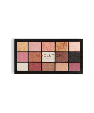 Revolution Makeup Revolution Reloaded Affection All-Day Long-Lasting 15 Color Shimmering Eyeshadow Palette (16.5 g)