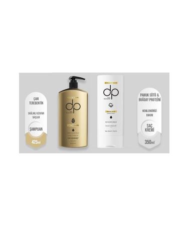 DP Daily Perfection Shampoo Pine Turpentine 425 ml + Cotton Milk Wheat Protein Hair Care Conditioner 350 ml