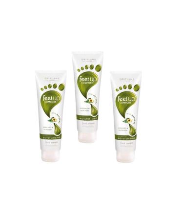 Oriflame 3 Pieces Feet Up Comfort Night Moisturizing Foot Cream 75 Ml