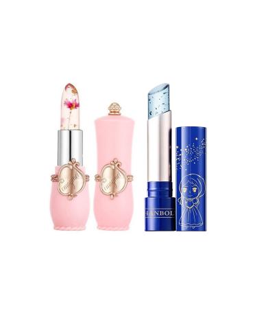 Emaymei Emayme Lip moisturizer nourishing effect flower lipstick & Hanbol princess lipstick