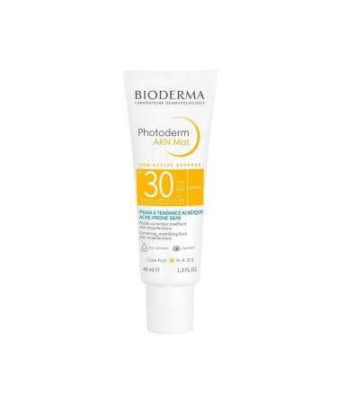 Bioderma Matte Cream for Combination Oily and Stubborn Skin Irregularities Spf 30+ Oil-Free Sun Cream 40 ml
