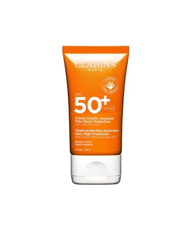 Clarins All Skin Types SPF 50+ High Protection Face Sun Cream-50 ml