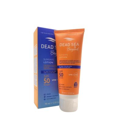 Dead Sea & Beyond Sunsafe Lotion Spf 50 High 75 Ml.