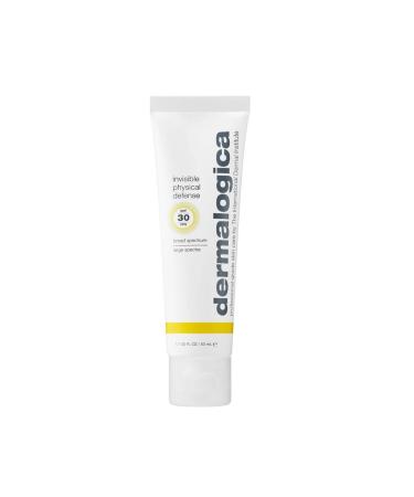Dermalogica Invisible Physical Defense - SPF 30 Colorless Face Sunscreen with Non-Nano Zinc Oxide 50 ml