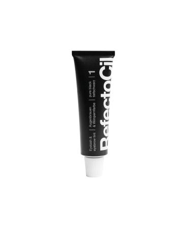 Refectocil Black Eyebrow and Eyelash Dye 1 Pure Black With New Packaging