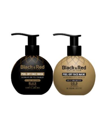 Black Red Peelable Face Masks Against Blackheads 250 ml