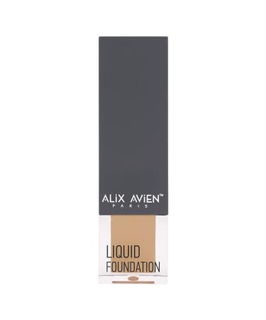 Alix Avien Liquid Foundation 305 Warm Sand-liquid Foundation Skin Make-up-natural Bright Effect Creamy Structure-spf 35