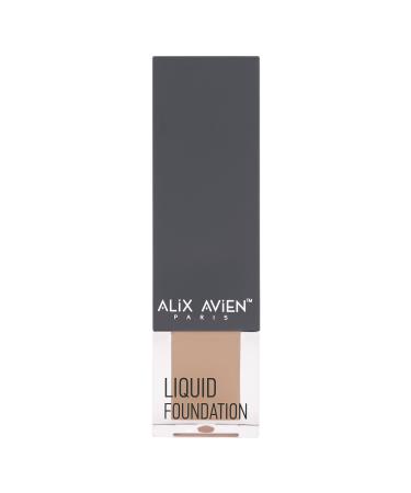 Alix Avien Liquid Foundation 308 Beige-liquid Foundation Skin Make-up-natural Bright Effect Creamy Structure-spf 35
