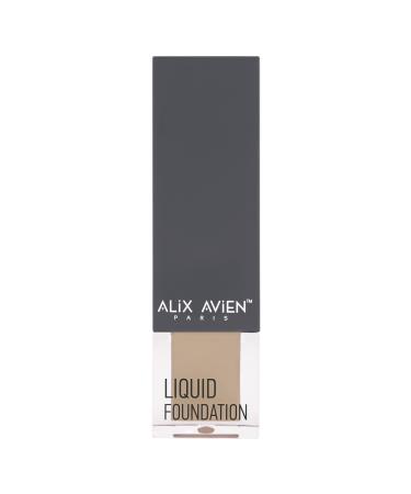 Alix Avien Liquid Foundation 311 Deep Beige-liquid Foundation Skin Make-up-natural Bright Effect Creamy Structure-spf 35