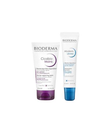 Bioderma Cicabio Mains 50 ml + Atoderm Lip Balm 15 ml