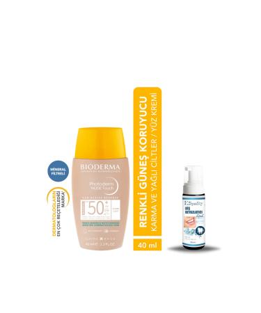 Bioderma Photoderm Nude Touch Light SPF50+ 40 ml + Teeth Whitening Foam