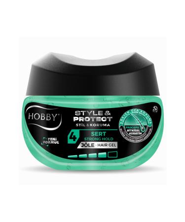 Hobby Wet Hard Jelly that Leaves No Residue on the Hair and is Easy to Clean-250 mlS.SANITY GZ 84
