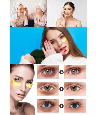 Xolo Under Eye Gold Mask 5 Pieces Collagen Mask Under Eye Dark Circles Gold Collagen 5 Pieces 8297415579338