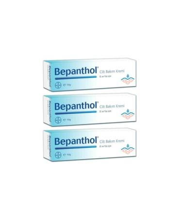 Bepanthol Skin Care Cream for Hand and Face 100 Gr 3 Pieces