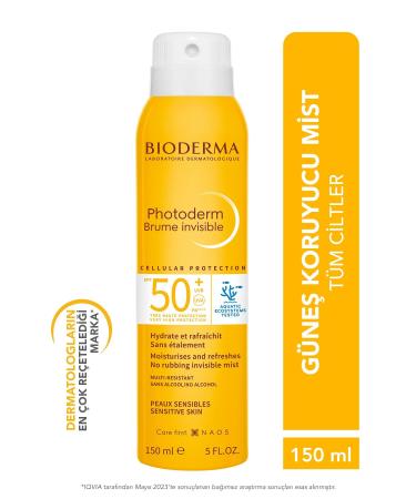 Bioderma PHOTODERM SUN MIST SPF50+ HIGH PROTECTION BODY SUN CREAM 150 ML PSSN1800