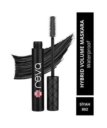 REVA Volume Hybrid Mascara - Hybrid Volume Mascara Black - No: 802 - Vegan & Clean Content