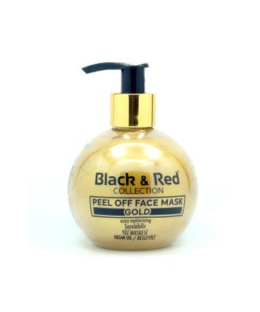 Black Red Gold Face Mask 250ml. Peelable Type
