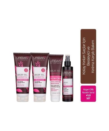 Urban Care Argan Oil & Keratin Series Set of 4