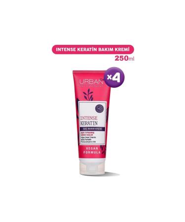 Urban Care Intense Keratin Care Cream 250 Ml X 4
