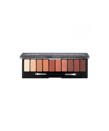 Flormar 10-Piece Eyeshadow Palette (NUDE AND EARTH TONES)-eyeshadow Palette-003 Sunset- 8690604551699
