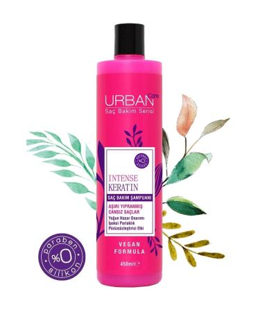 Urban Care Intense Keratin Series Shampoo 450 ml Advantageous Size - Buy Online on GoSupps.com