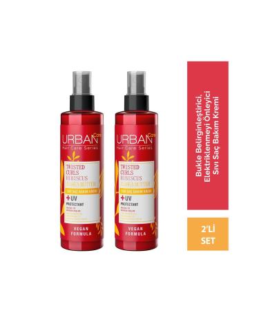 Urban Care Liquid Cream Curl Hibiscus Water & She Butter*2