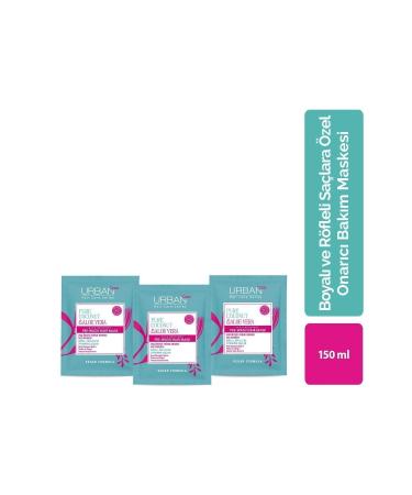 Urban Care Pure Coconut&aloe Vera Color Protecting Pre-Shower Mask for Dyed Hair-3x50ml-vegan