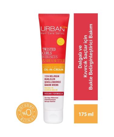 Urban Care Twisted Curls Hibiscus & Shea Butter Leave-In Curl Definer 7/24 175 Ml