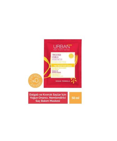 Urban Care Twisted Curls Super Curl Defining Hair Care Mask 50 Ml