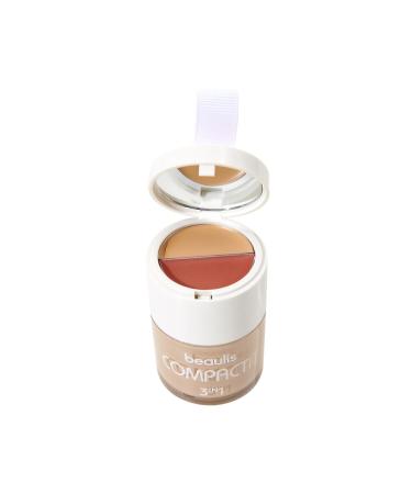 beaulis Compact It Foundation & Blush & Concealer 3in1 High Pigment Single Package