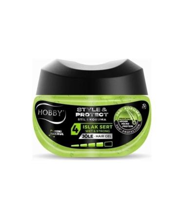Hobby Hair Gel Style Protect Wet Hard 250 Ml