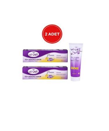 Vi vet Vivet Hair Removal Cream 100 ml Depilatory Cream Unisex Vitamin E 2 Pieces
