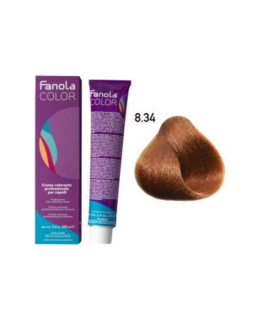 Fanola Color 100ml Light Golden Copper Blonde 8.34