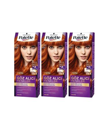 Eye-Catching Colors in Palette 7-77 Intense Copper X 3 Pieces