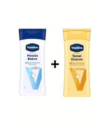 Vaseline Body Lotion Essential Repair For Dry Skin 200 ml And Sensitive Care Dry Very Dry And Sensitive