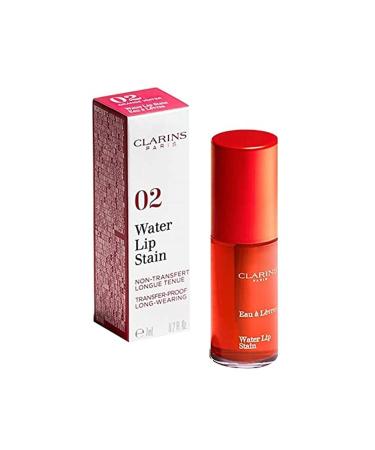Clarins M Water Lip Stain 02 Orange Water Permanent Lipstick