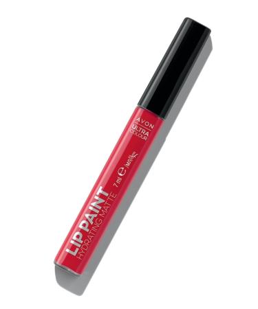 Avon Lip Paint Ultra Liquid Matte Lipstick Lady In Red