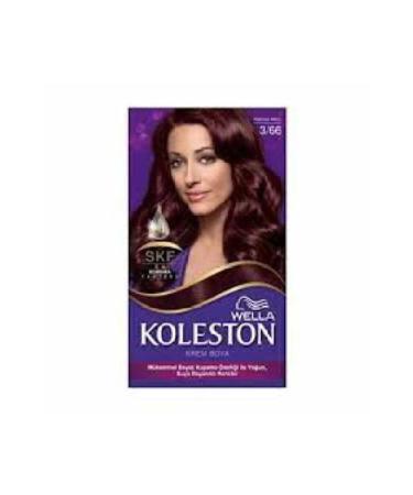 Wella Koleston Kit Hair Dye 3/66 Eggplant Purple