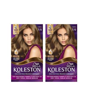 Wella Koleston Kit Hair Dye 7/0 Blonde X 2 Pieces