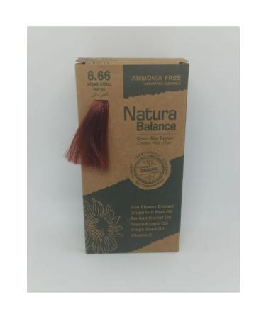 NATURABALANCE Natura Balance Organic Hair Dye Set Cherry Red