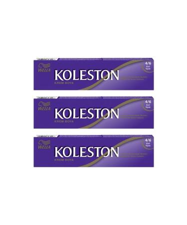 Wella Tube Paint 60 Ml - 4.6 Red Violet 3 Pieces